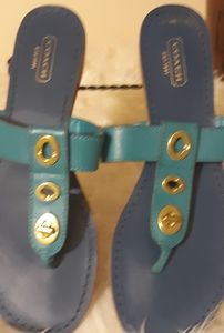 Coach Leather Sandals